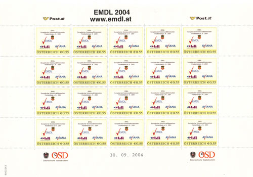 Personalisierte Briefmarke, EMDL