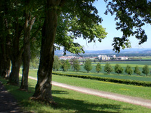 Blick von Schloss Tillysburg auf meinen Wohnort Asten